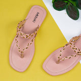 Montana  Pink  Flat Sandal for women