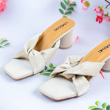 Ivy Cream heel for women