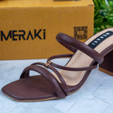 Zen Chocolate  Block Heel for women