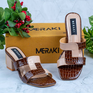Jaya Chocolate Block Heel for women