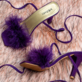 Tahiti Purple Pencil Heel for women