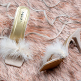 Tahiti Cream Pencil Heel for women