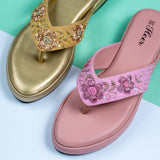 Lana Pink Oversoft Flatform heel for women