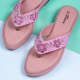 Lana Pink Oversoft Flatform heel for women