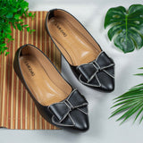 Bamby Black Flat shoe for women