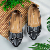 Bamby Black Flat shoe for women