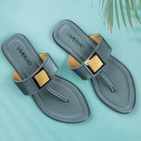 Vivian Gray Flat Sandal for women