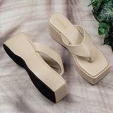 Ava Cream Wedge heel for women