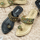 Kavya Green Semi heel Sandal for women