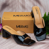 Aria black heel for women