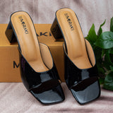 Aria black heel for women