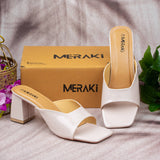 Aria Cream heel for women