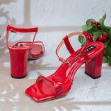 Julien Red High Heel for women