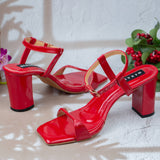 Julien Red High Heel for women