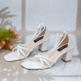 Alexa White Heel for women