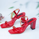 Julien Red High Heel for women