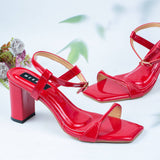 Julien Red High Heel for women