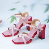 Hermione Red High Heel for women