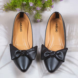 Freya Black Flat shoe for women