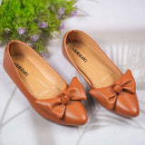 Freya Mustard Flat Shoe for women