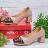 Adeline Cream  Block heel for women