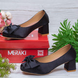 Eleanor Black  Block heel for women