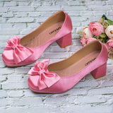 Eleanor Pink Block heel for women