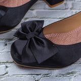 Eleanor Black  Block heel for women