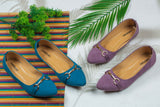 Amori Lavender Flat Shoe for women