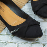 Anandhi Black Flat Shoe for women