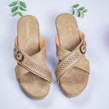 Barbara Light Brown  Wedge heel for women