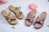 Barbara peach Wedge heel for women