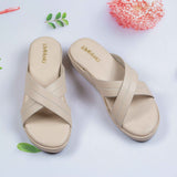 Marta Cream Wedge heel for women