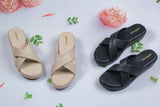 Marta Black Wedge heel for women