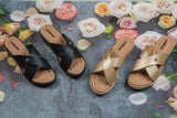 Debora Black Wedge heel for women