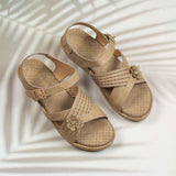 Fermina Light Brown Wedge heel for women