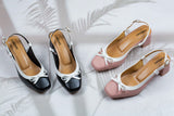 Luisa Black Block heel for women