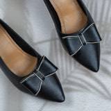 Yolanda Black Block heel for women