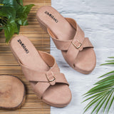 Saveria Peach  Wedge heel for women