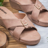 Saveria Peach  Wedge heel for women