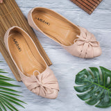 Palmina Cream Flat shoe for women