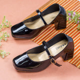 Gianna Black Block heel for women