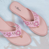 Lana Pink Oversoft Flatform heel for women