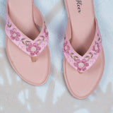 Lana Pink Oversoft Flatform heel for women