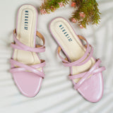 LYNDA Pink- Flat sandals for women