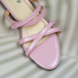 LYNDA Pink- Flat sandals for women