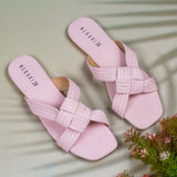 Grace Pink - Flat sandals for women