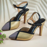 Sophie Golden Pencil heel for women