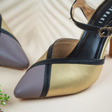 Sophie Golden Pencil heel for women