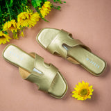 Pristine Golden Oversoft Flatform heel for women